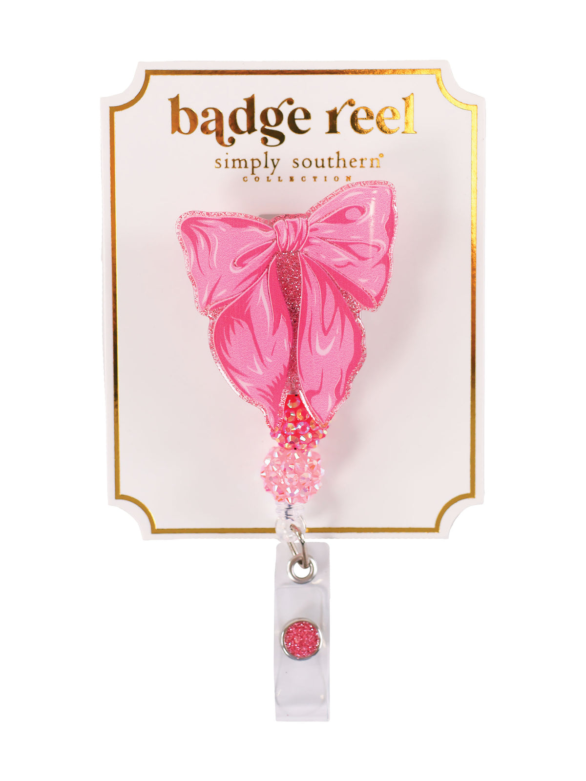 3474- Badge Reel by Simply Southern
