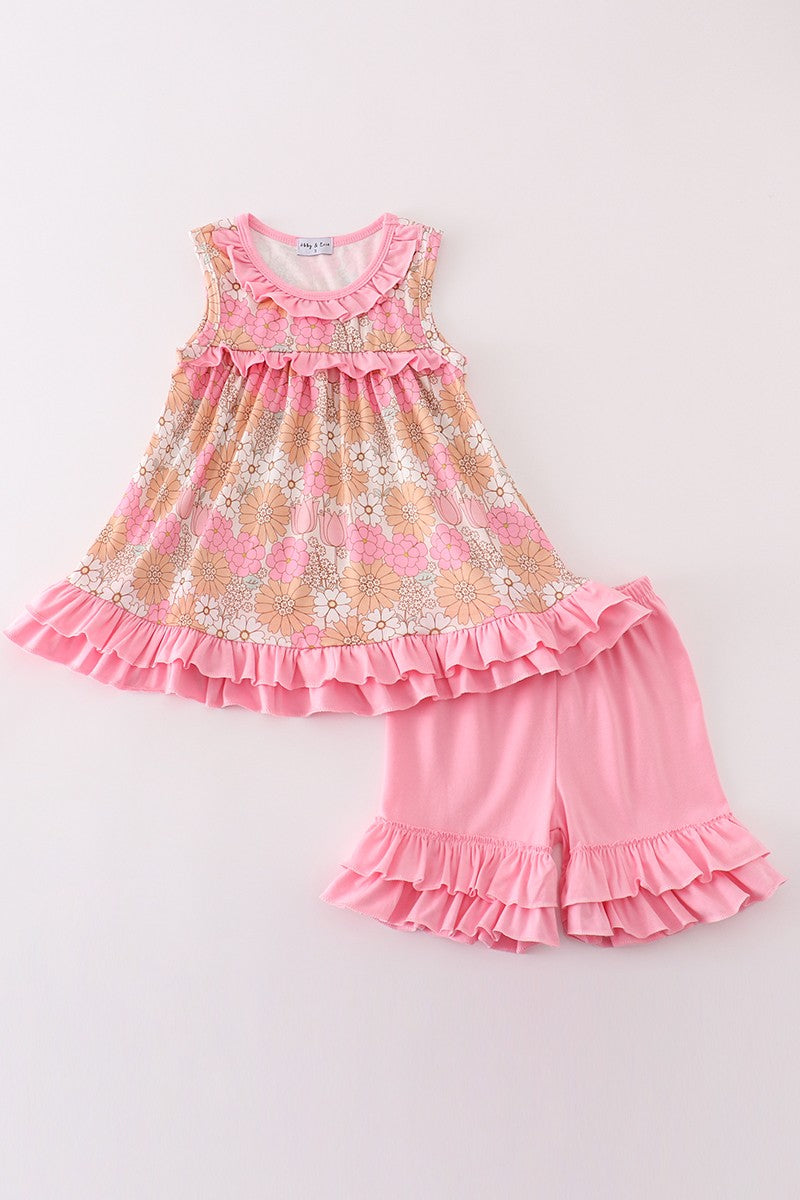 Pink Petal Ruffle Set *KIDS