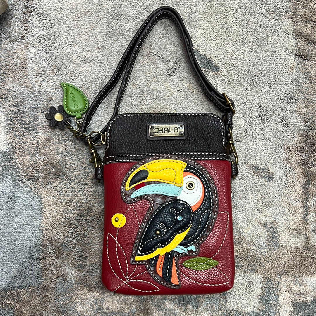 2122- Toucan Phone Clutch/ Crossbody Purse *CHALA*