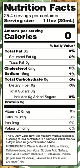 2444- Sugar Free Pineapple Syrup