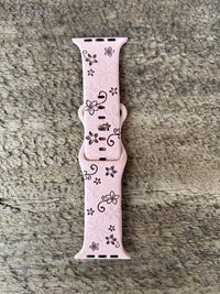 2566- Engraved Apple Watch Bands *PICK COLOR & SIZE*