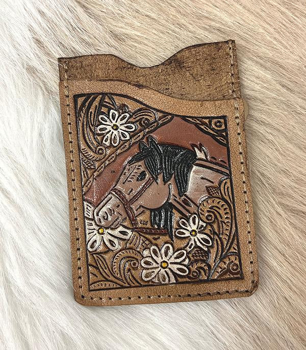 2932- Genuine Leather Card Case *PICK DESIGN*