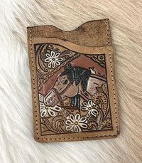 2932- Genuine Leather Card Case *PICK DESIGN*