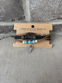 3816- Leather Bracelets w/ Pendants & Accessories *MULTIPLE OPTIONS*