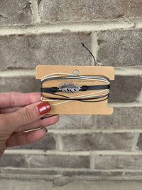 3816- Leather Bracelets w/ Pendants & Accessories *MULTIPLE OPTIONS*