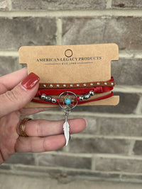 3816- Leather Bracelets w/ Pendants & Accessories *MULTIPLE OPTIONS*