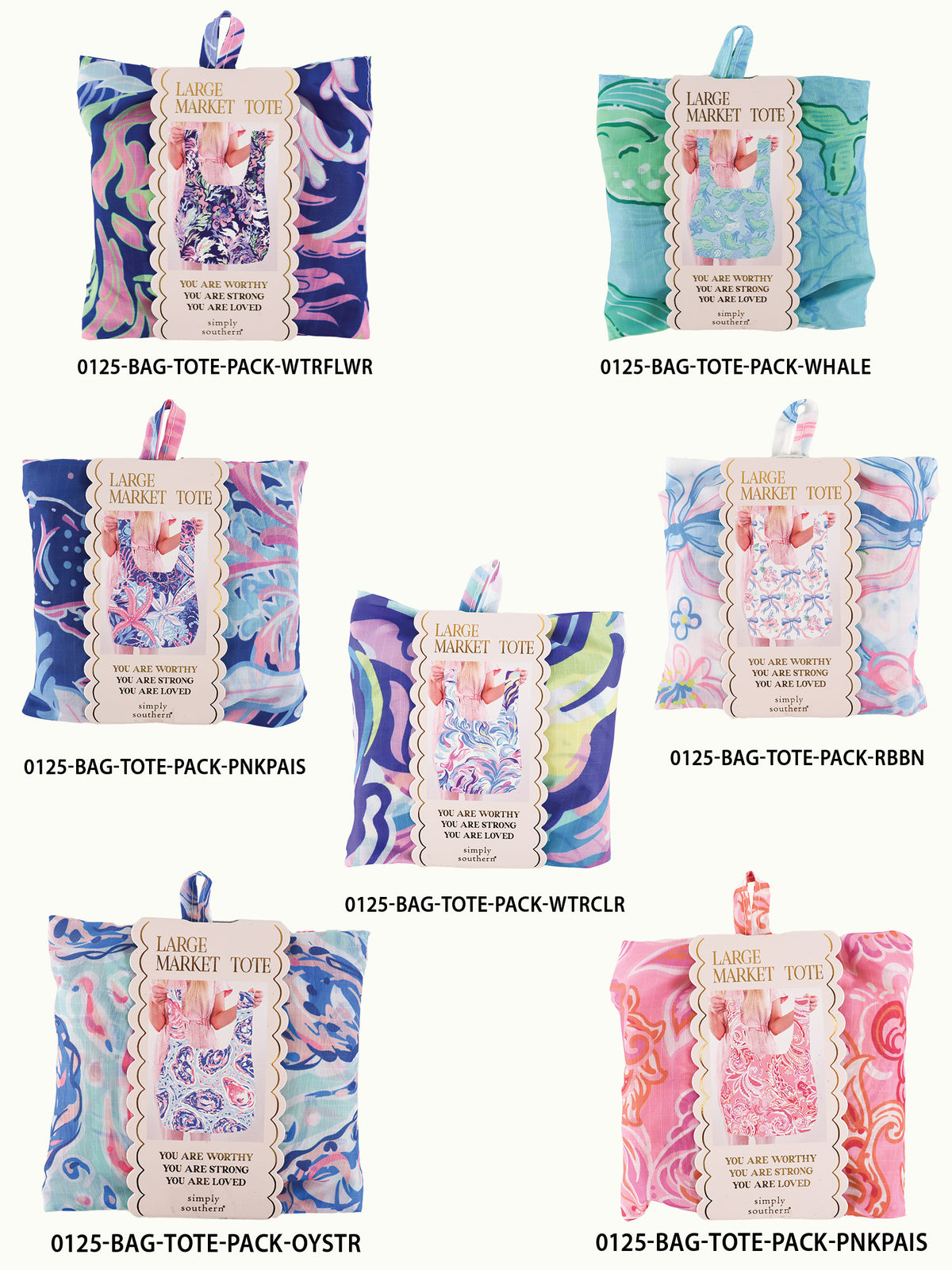 Reusable Market Tote Bag by Simply Southern