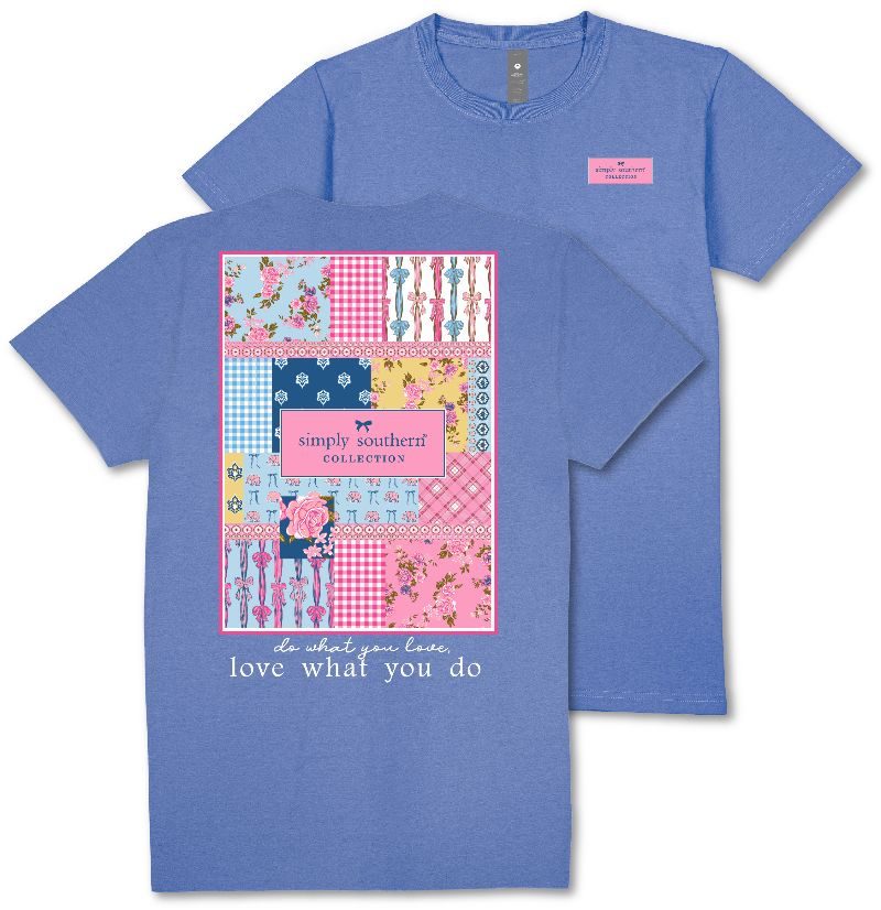Love What You Do Patchwork T-Shirt by Simply Southern
