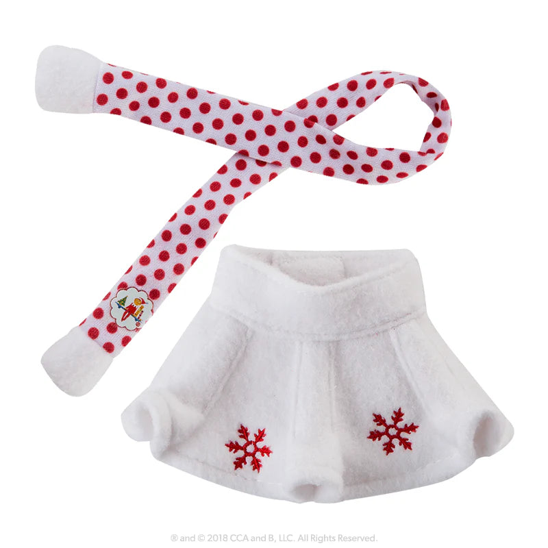 Claus Couture Collection® Snowflake Skirt & Scarf by The Elf On The Shelf