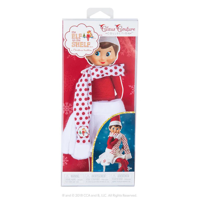 Claus Couture Collection® Snowflake Skirt & Scarf by The Elf On The Shelf