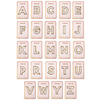 7690- Iron On Letter Patches by Simply Southern