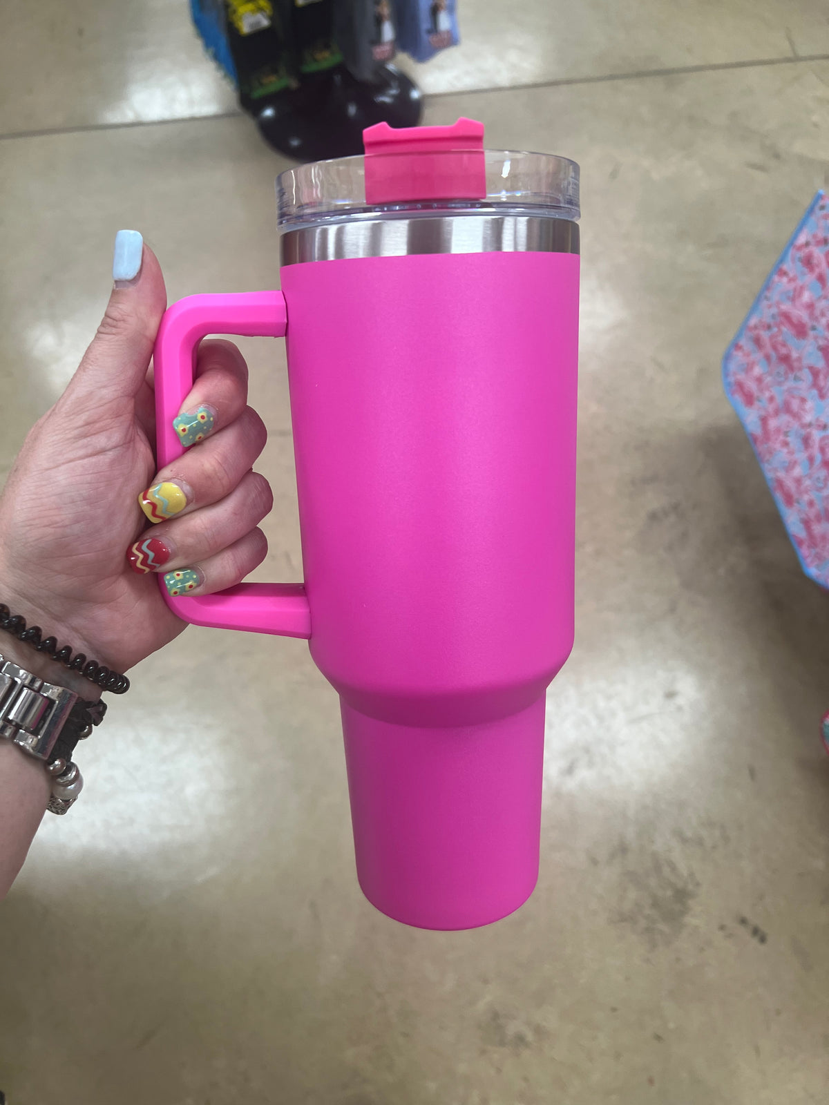 7340- 40oz Tumbler Cups w/ Handle