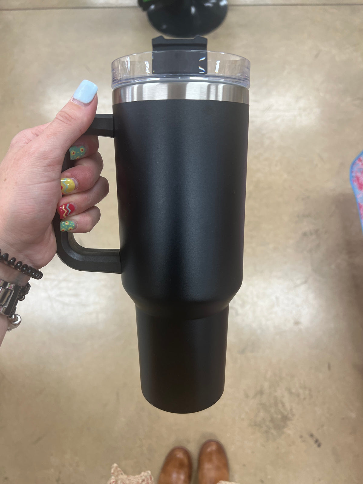 7340- 40oz Tumbler Cups w/ Handle