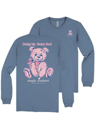Doing My Beary Best Long Sleeve T-Shirt by Simply Southern