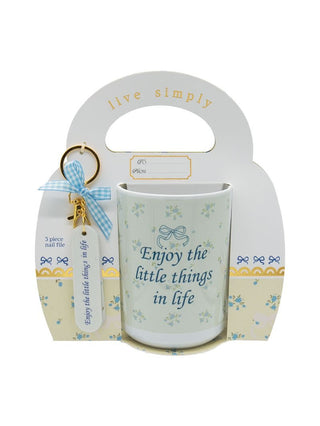 Mug with Nail File Keychain by Simply Southern