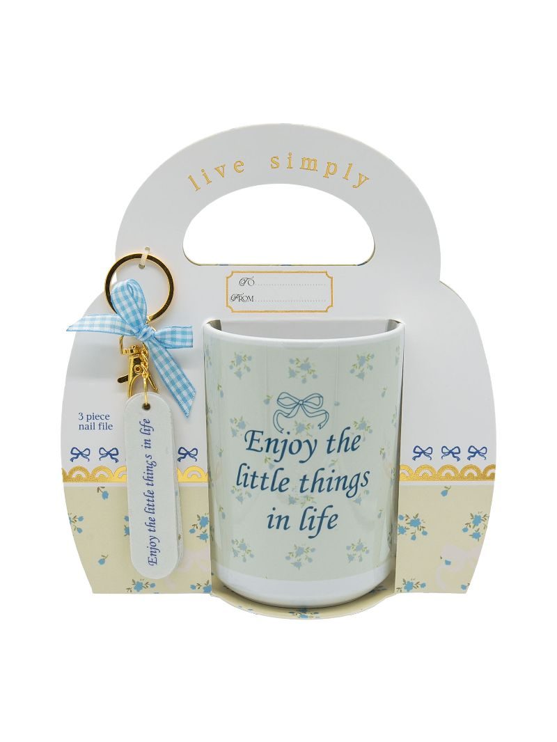 Mug with Nail File Keychain by Simply Southern