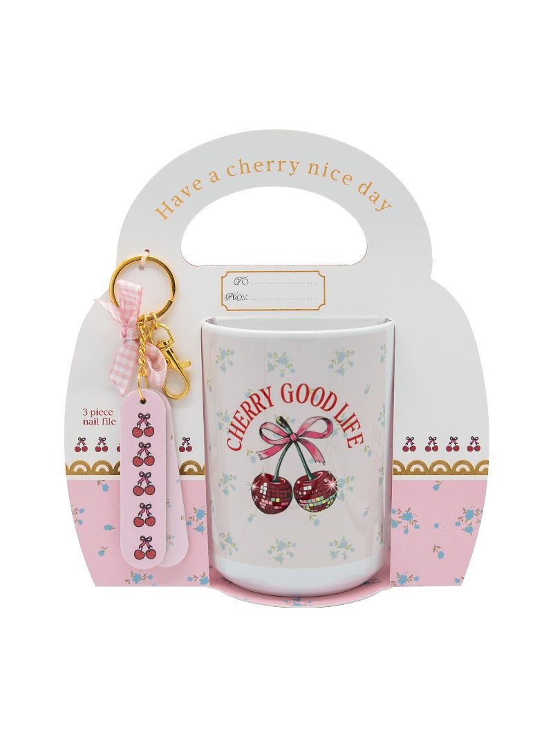 Mug with Nail File Keychain by Simply Southern