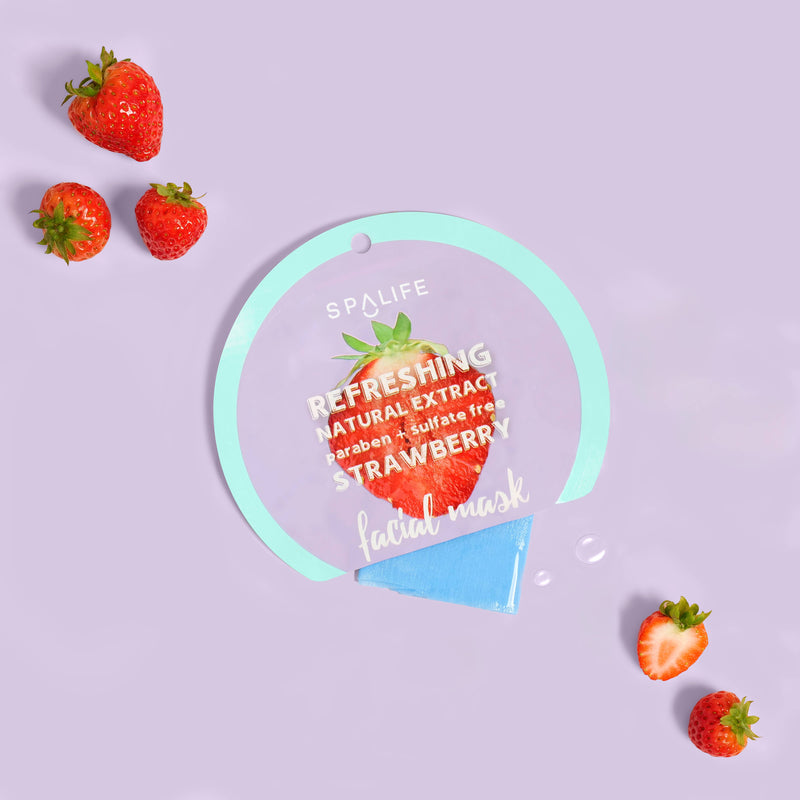 SpaLife Fruit Facial Sheet Masks - Skincare Set