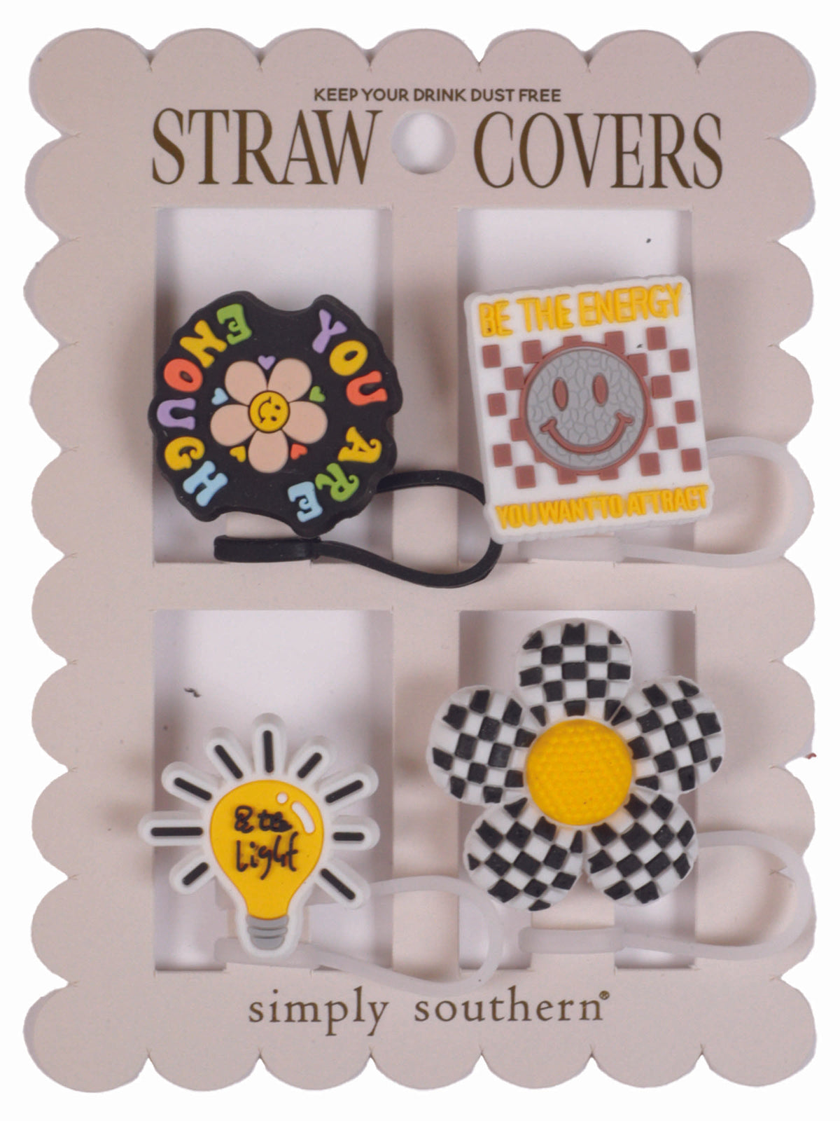 Straw Cover by Simply Southern *PICK DESIGN*
