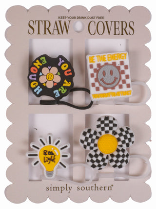 Straw Cover by Simply Southern *PICK DESIGN*