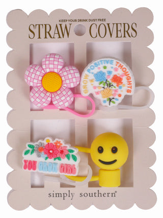 Straw Cover by Simply Southern *PICK DESIGN*