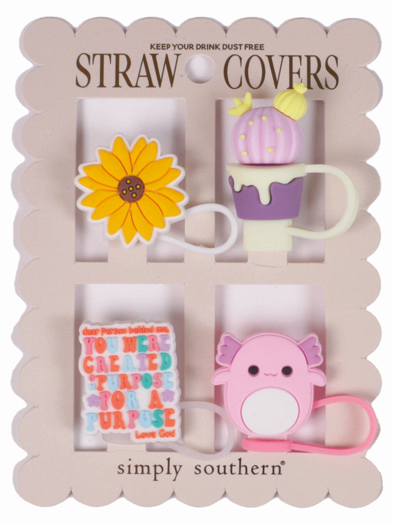 Straw Cover by Simply Southern *PICK DESIGN*