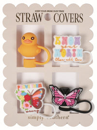 Straw Cover by Simply Southern *PICK DESIGN*