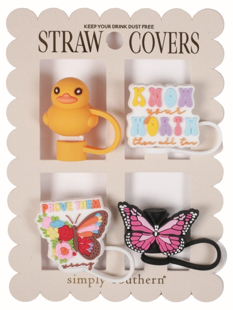 Straw Cover by Simply Southern *PICK DESIGN*