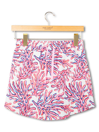 Coral Coast UPF Drawstring Skort by Simply Southern