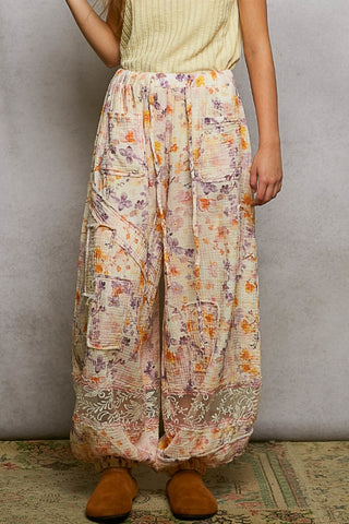 The Wildflower Lace Joggers | POL ATLANTA