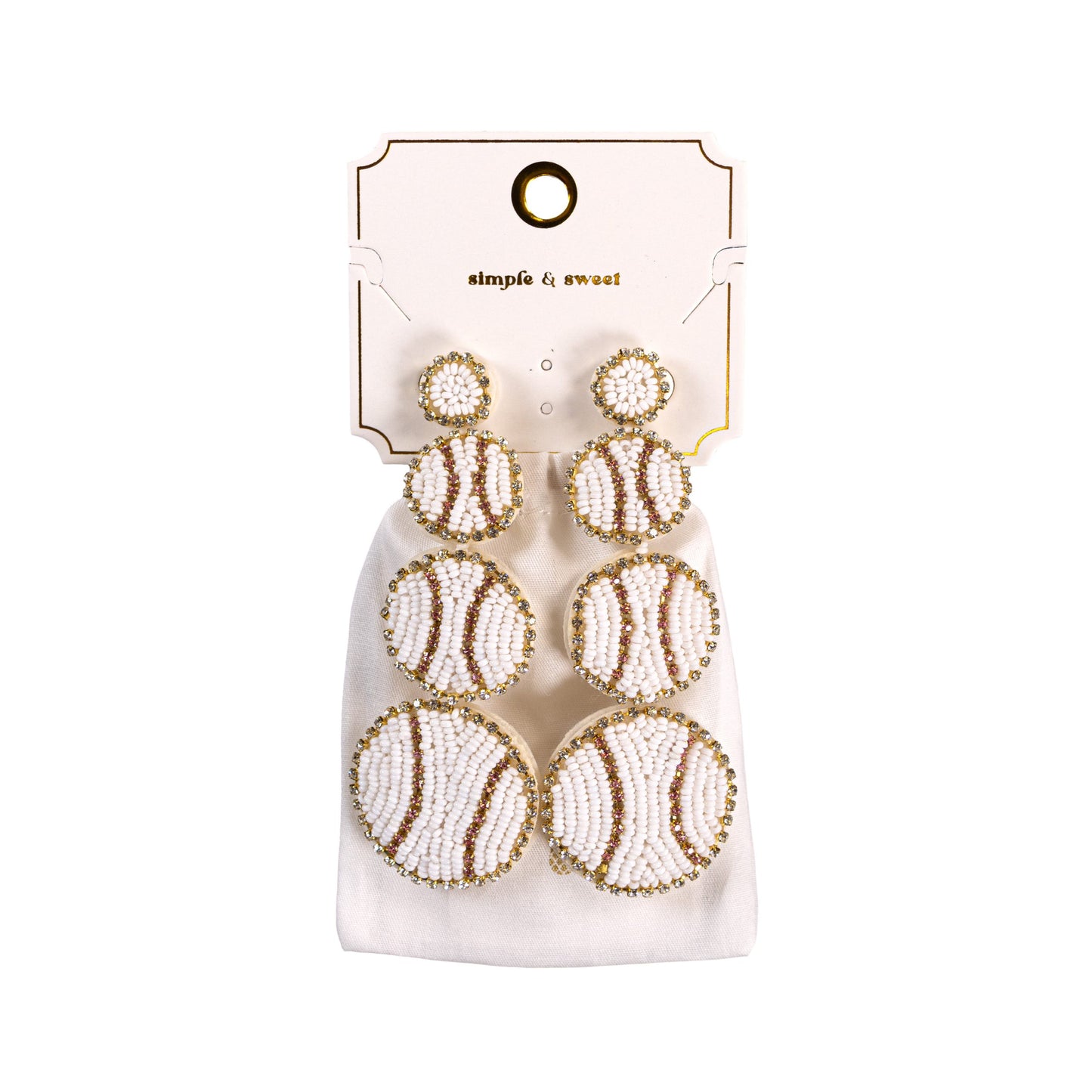 10075- Beaded Earrings by Simply Southern