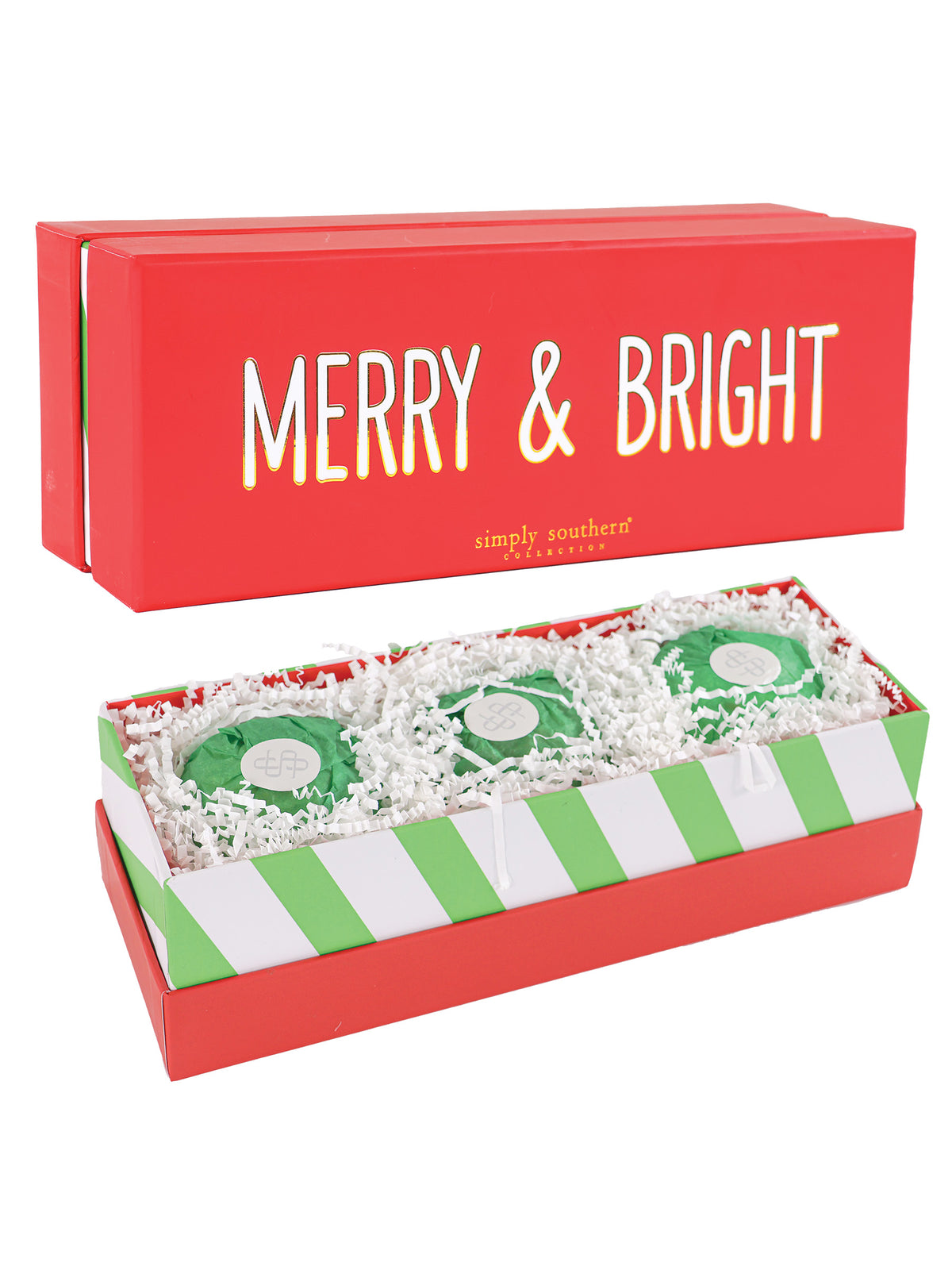 3529- Holiday Bath Fizz Set of 3 *2 OPTIONS* by Simply Southern