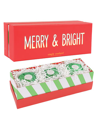 3529- Holiday Bath Fizz Set of 3 *2 OPTIONS* by Simply Southern