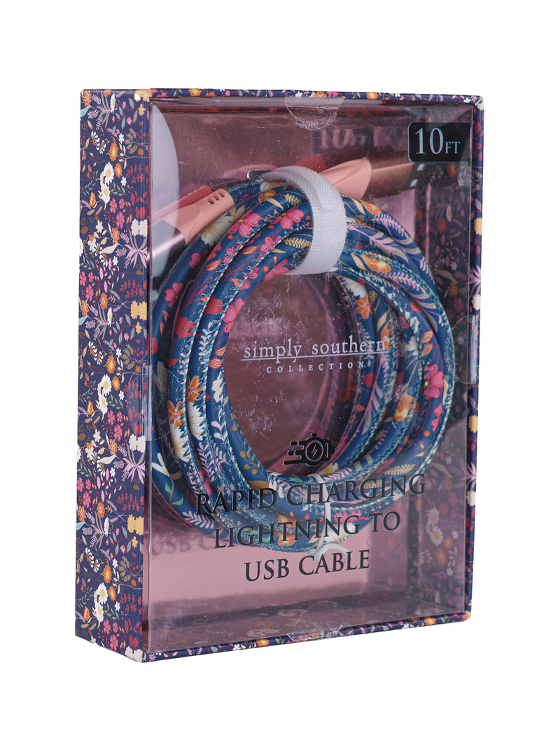 3477- USB 10ft Charging Cable by Simply Southern