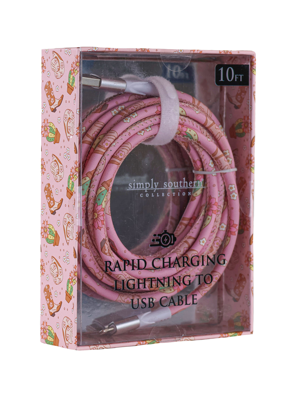 3477- USB 10ft Charging Cable by Simply Southern