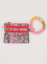 Beaded O-Ring Wristlet w/ ID Wallet by Simply Southen
