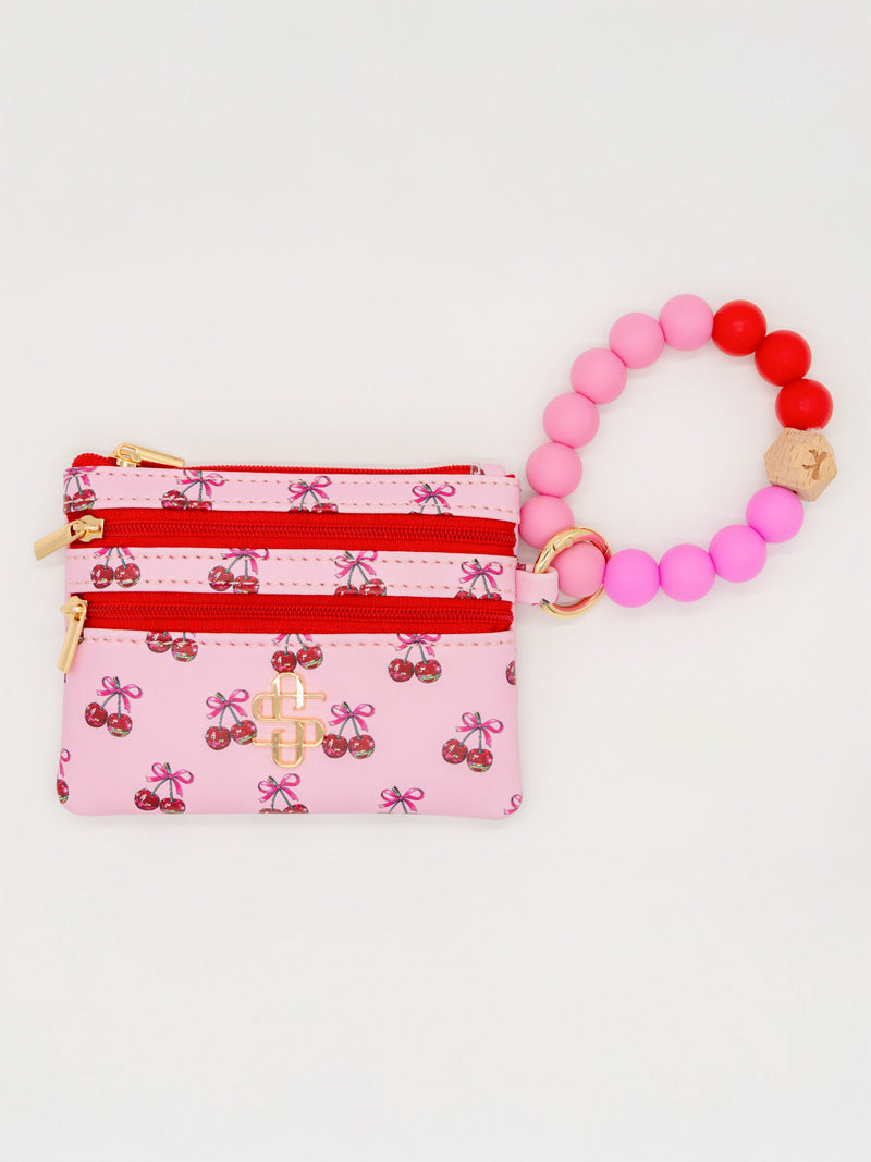 Beaded O-Ring Wristlet w/ ID Wallet by Simply Southen