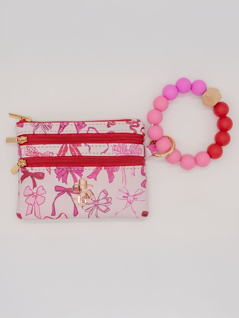 Beaded O-Ring Wristlet w/ ID Wallet by Simply Southen