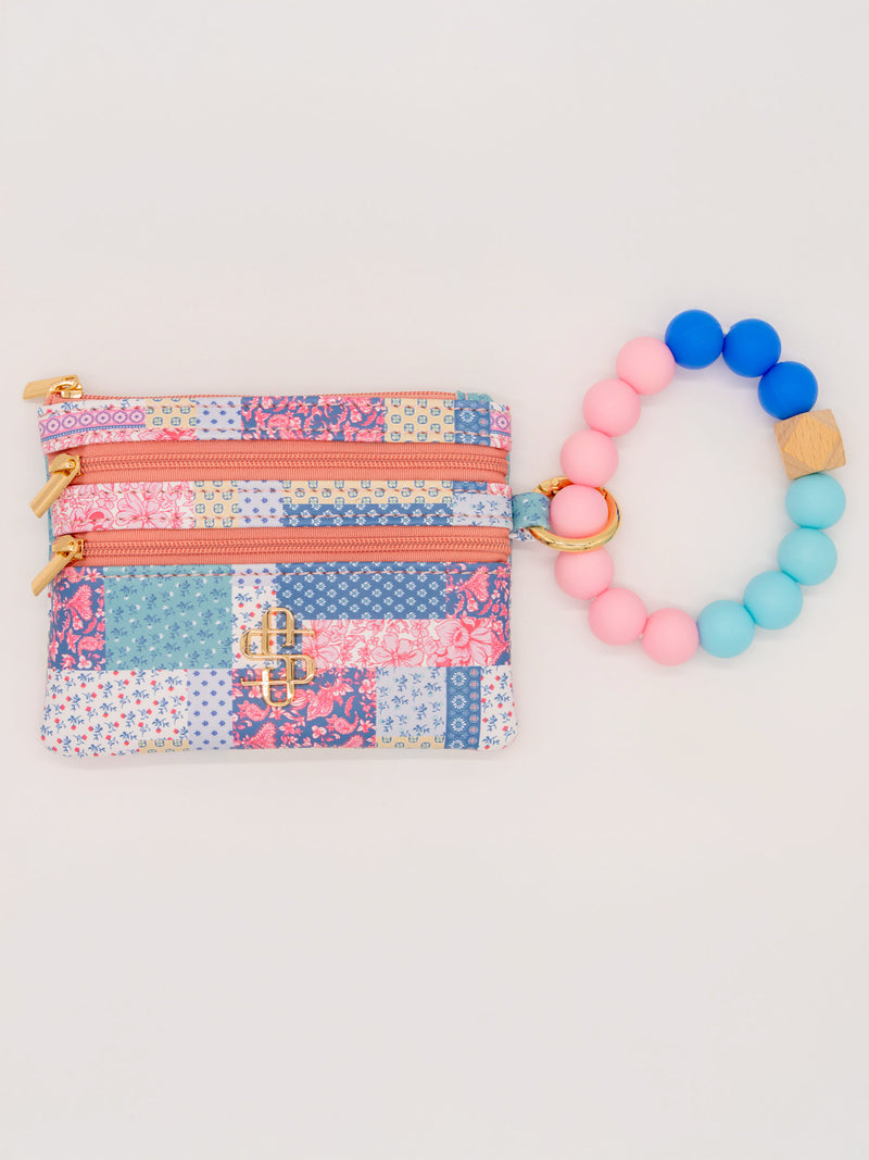 Beaded O-Ring Wristlet w/ ID Wallet by Simply Southen