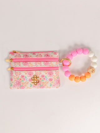 Beaded O-Ring Wristlet w/ ID Wallet by Simply Southern