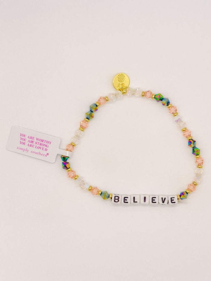 Beaded Inspirational Stretch Bracelet by Simply Southern