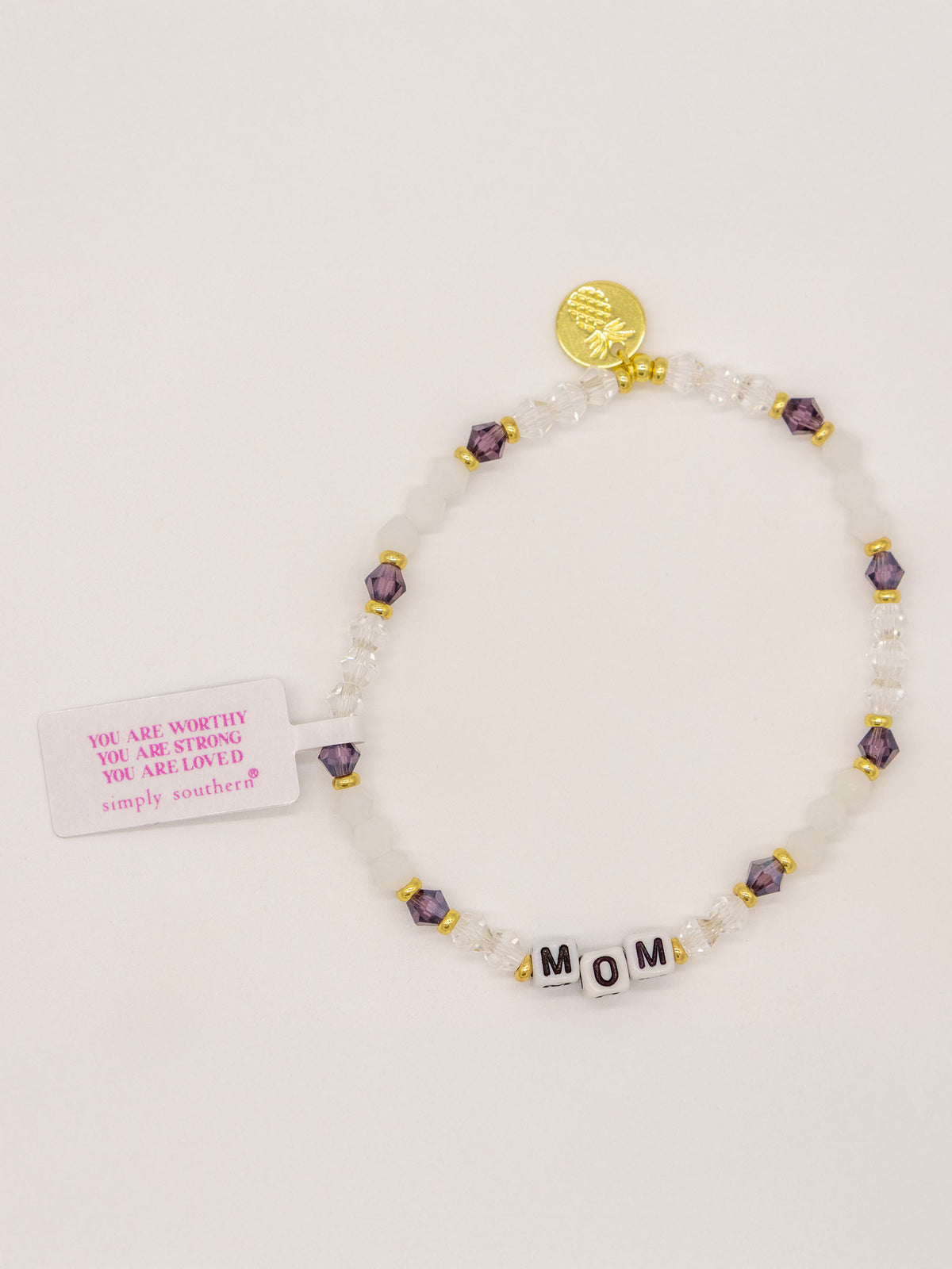 Beaded Inspirational Stretch Bracelet by Simply Southern
