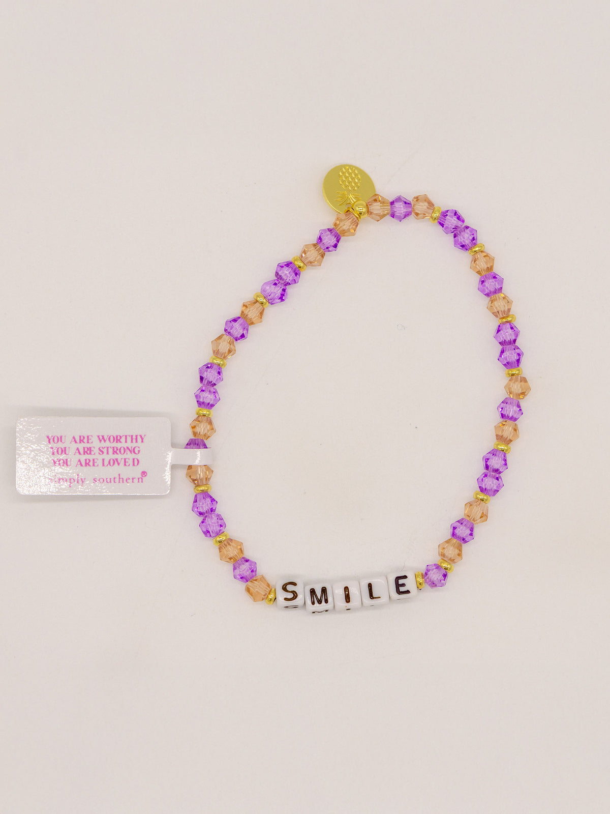 Beaded Inspirational Stretch Bracelet by Simply Southern