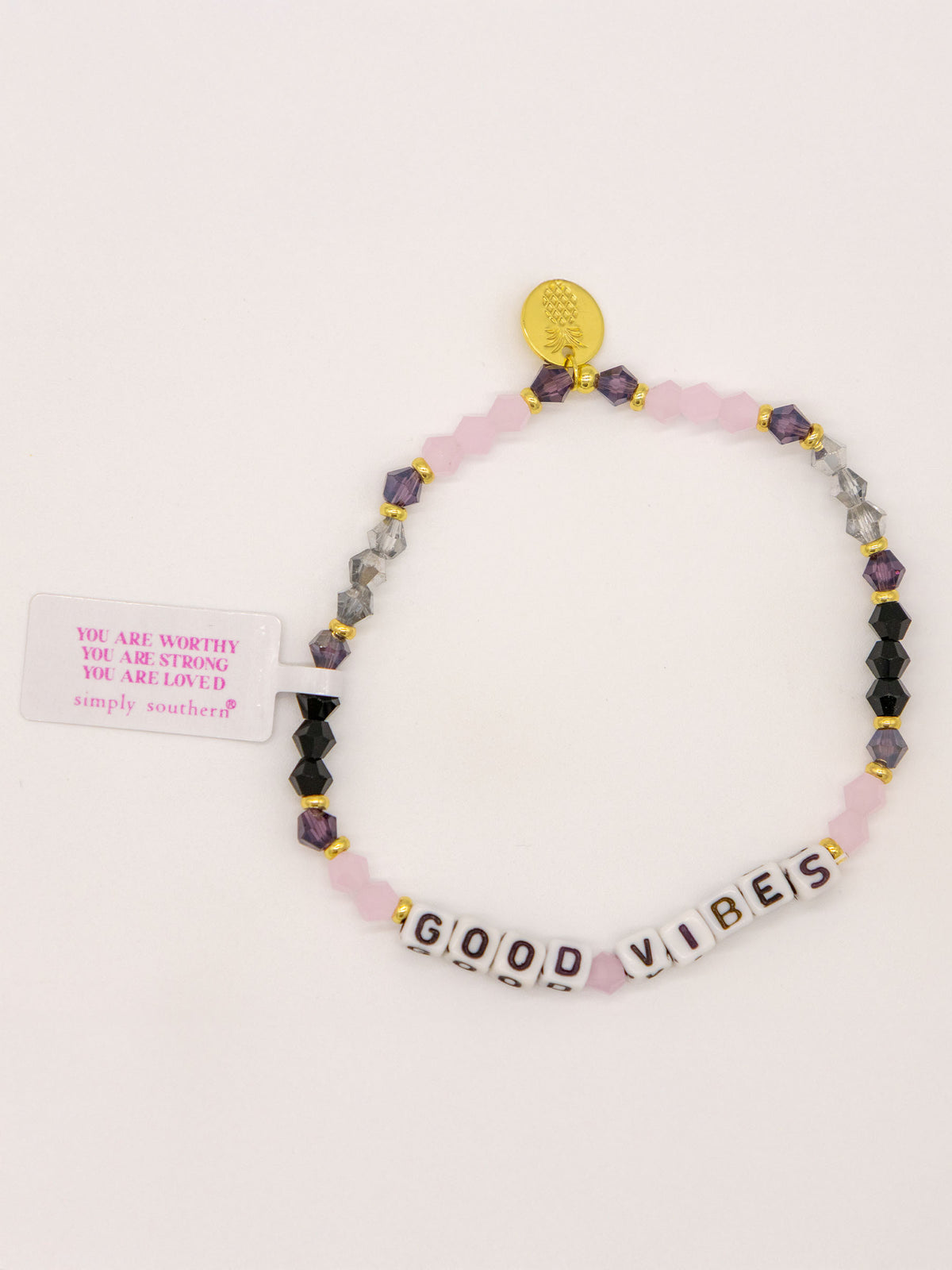 Beaded Inspirational Stretch Bracelet by Simply Southern