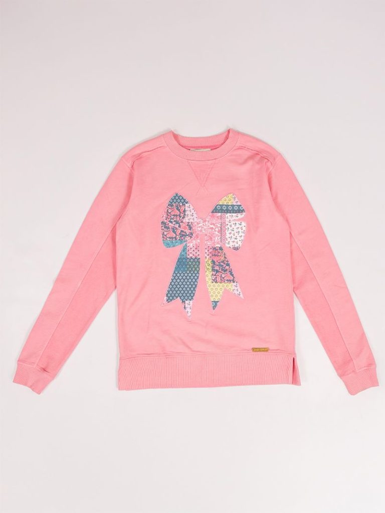 Pink Patchwork Long Sleeve Pullover by Simply Southern