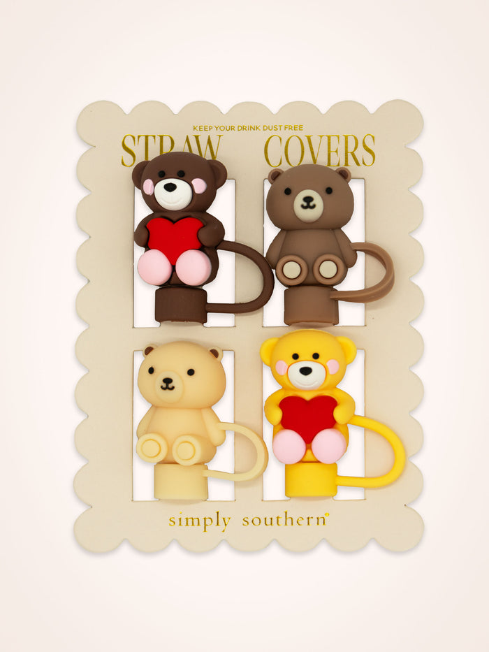Straw Cover Pack of 4 by Simply Southern