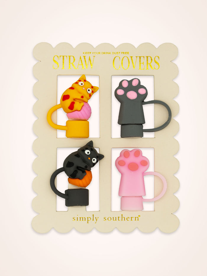 Straw Cover Pack of 4 by Simply Southern