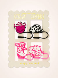 Straw Cover Pack of 4 by Simply Southern