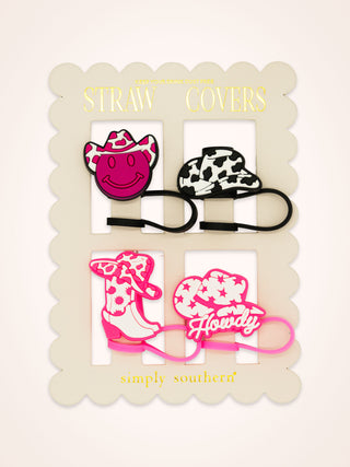 Straw Cover Pack of 4 by Simply Southern