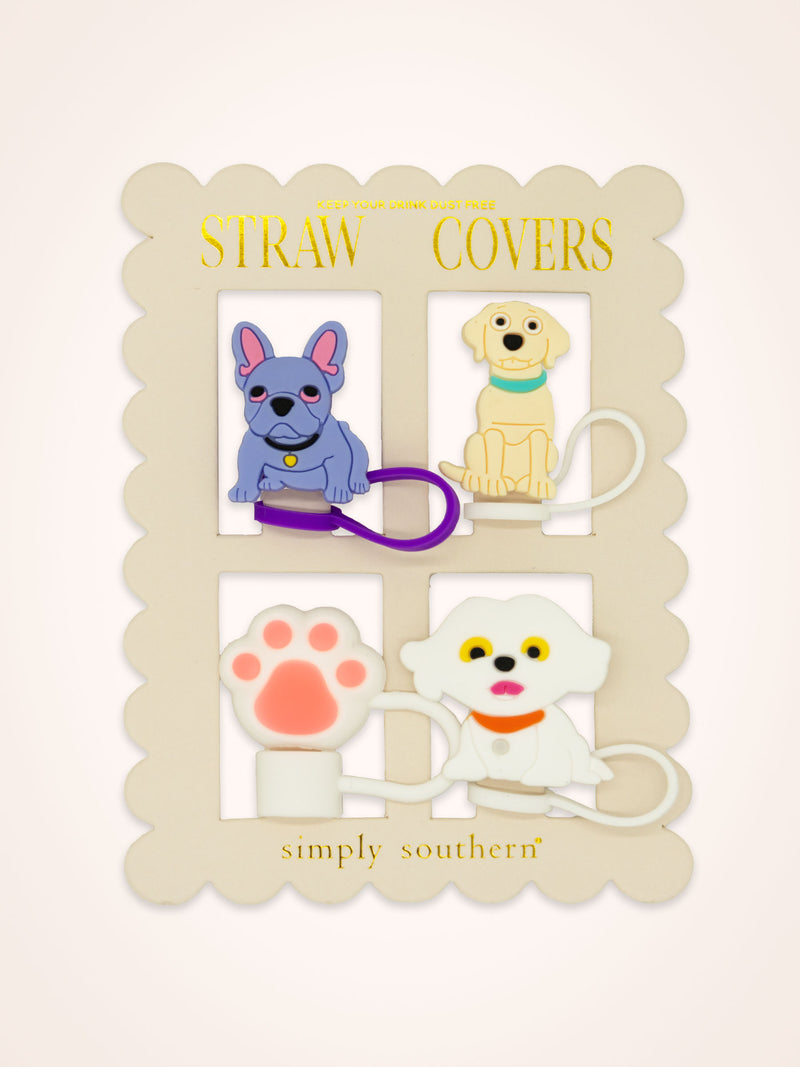 Straw Cover Pack of 4 by Simply Southern